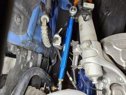 aFe CONTROL Front Adjustable End Link Set Blue