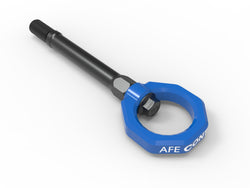 aFe CONTROL Front Tow Hook Blue