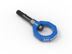 aFe CONTROL Rear Tow Hook Blue