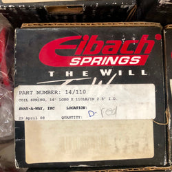 Coil Spring 2.5ID X 14 X 110LBS