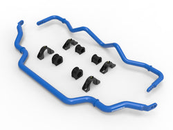 aFe CONTROL Front and Rear Sway Bar Set Blue
