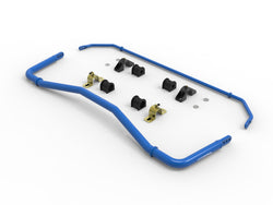 aFe CONTROL Front and Rear Sway Bar Set Blue