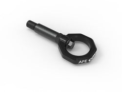 aFe CONTROL Front Tow Hook Black