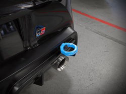 aFe CONTROL Rear Tow Hook Blue
