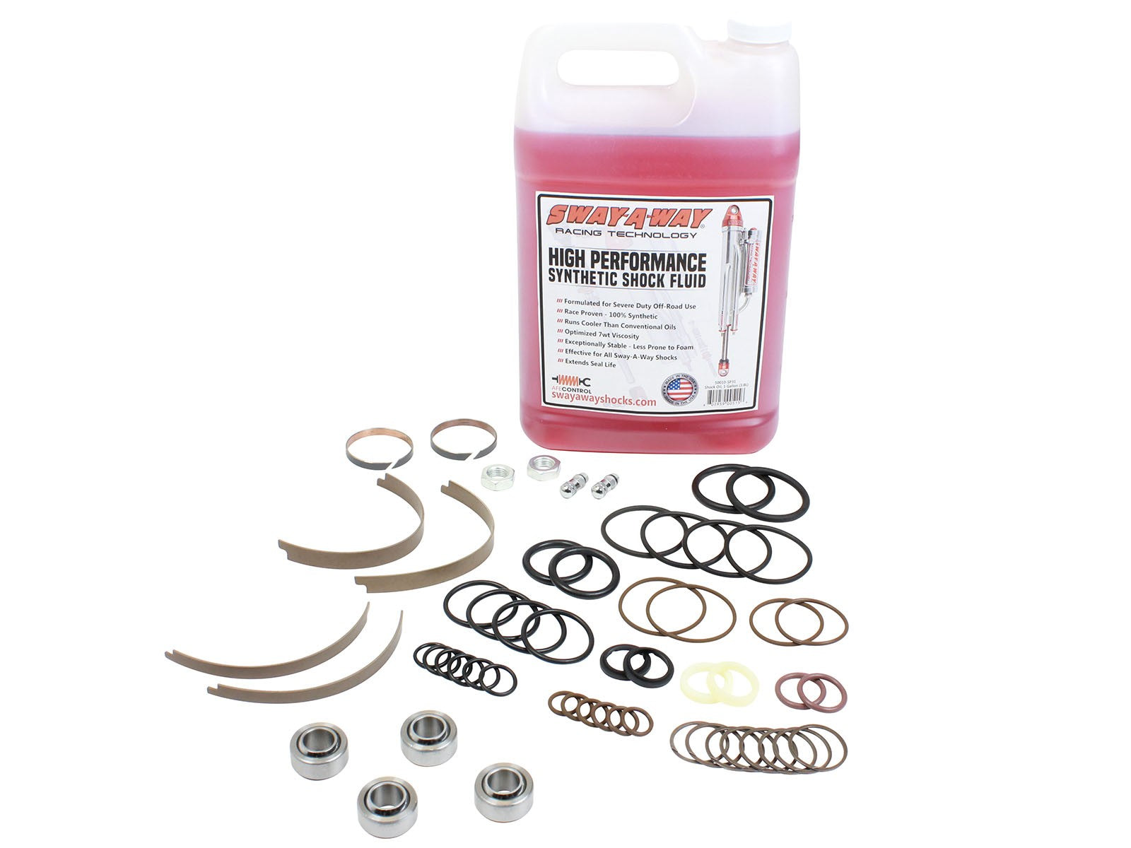 SwayAWay Master Rebuild Kit for 2.0 Shock w/ 7/8 IN Shaft