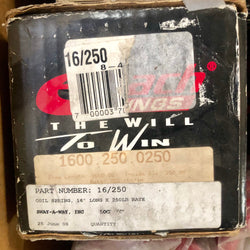 Coil Spring 2.5ID X 16 X 250LBS